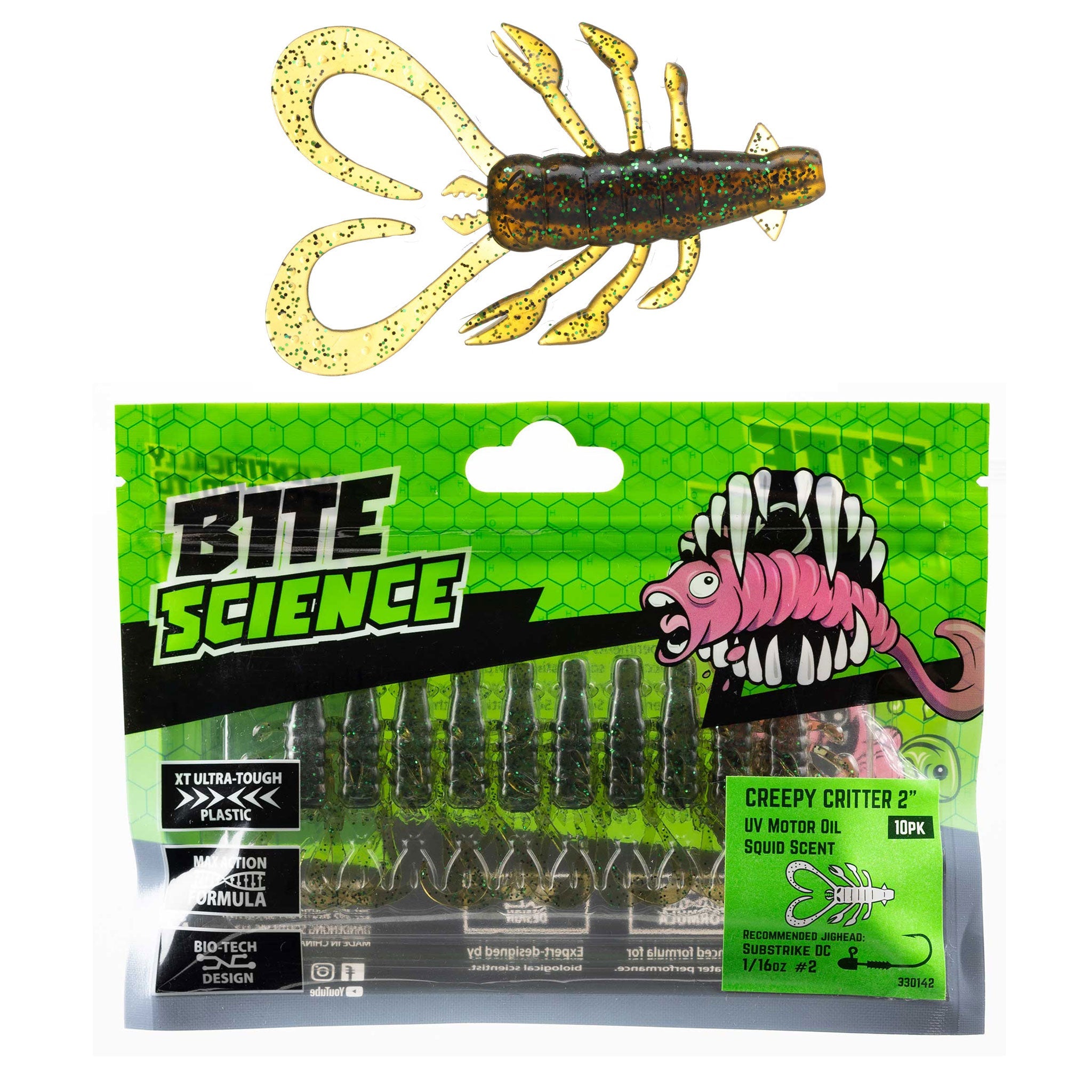 Bite Science Creepy Critter Soft Plastic Lures
