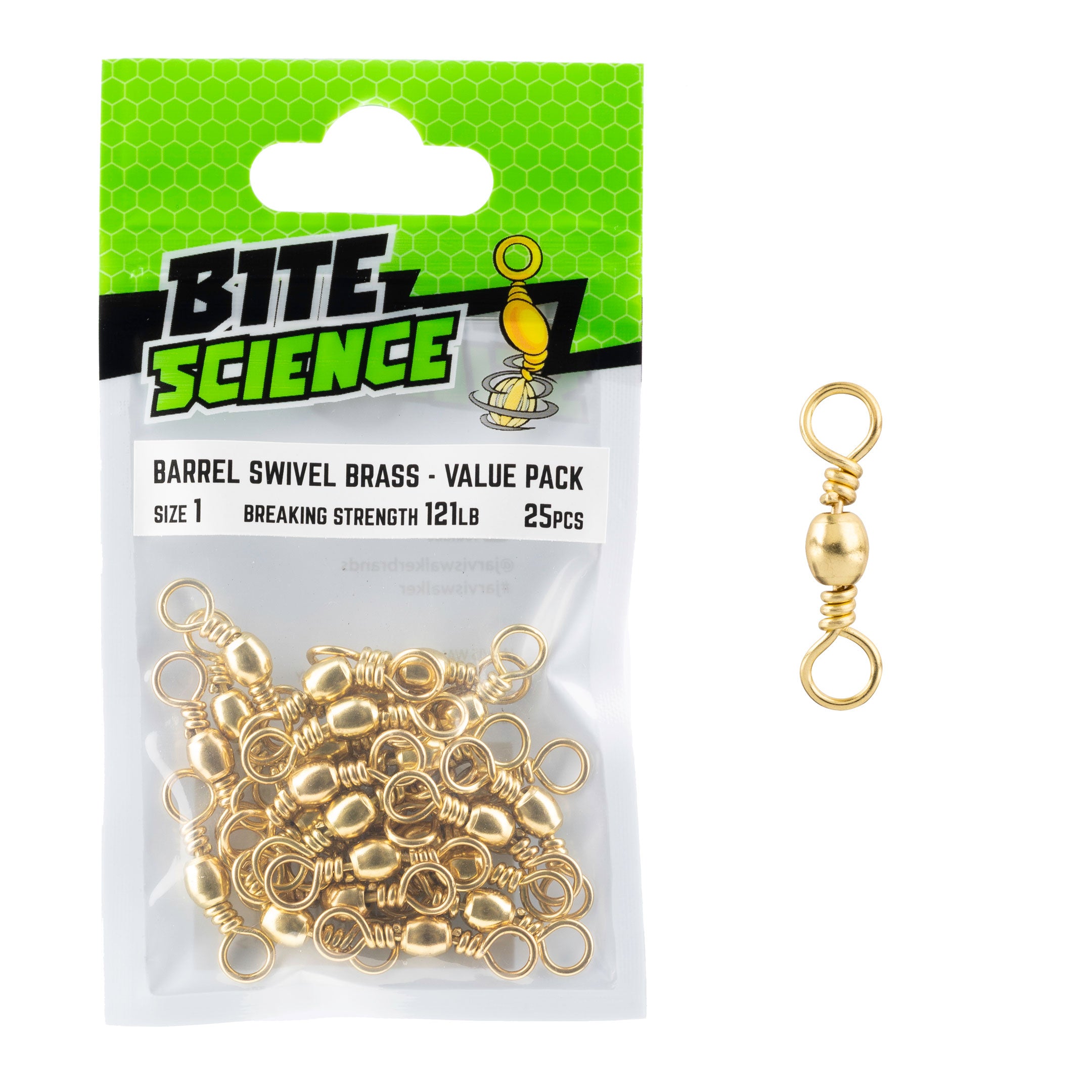Bite Science Brass Barrel Swivels