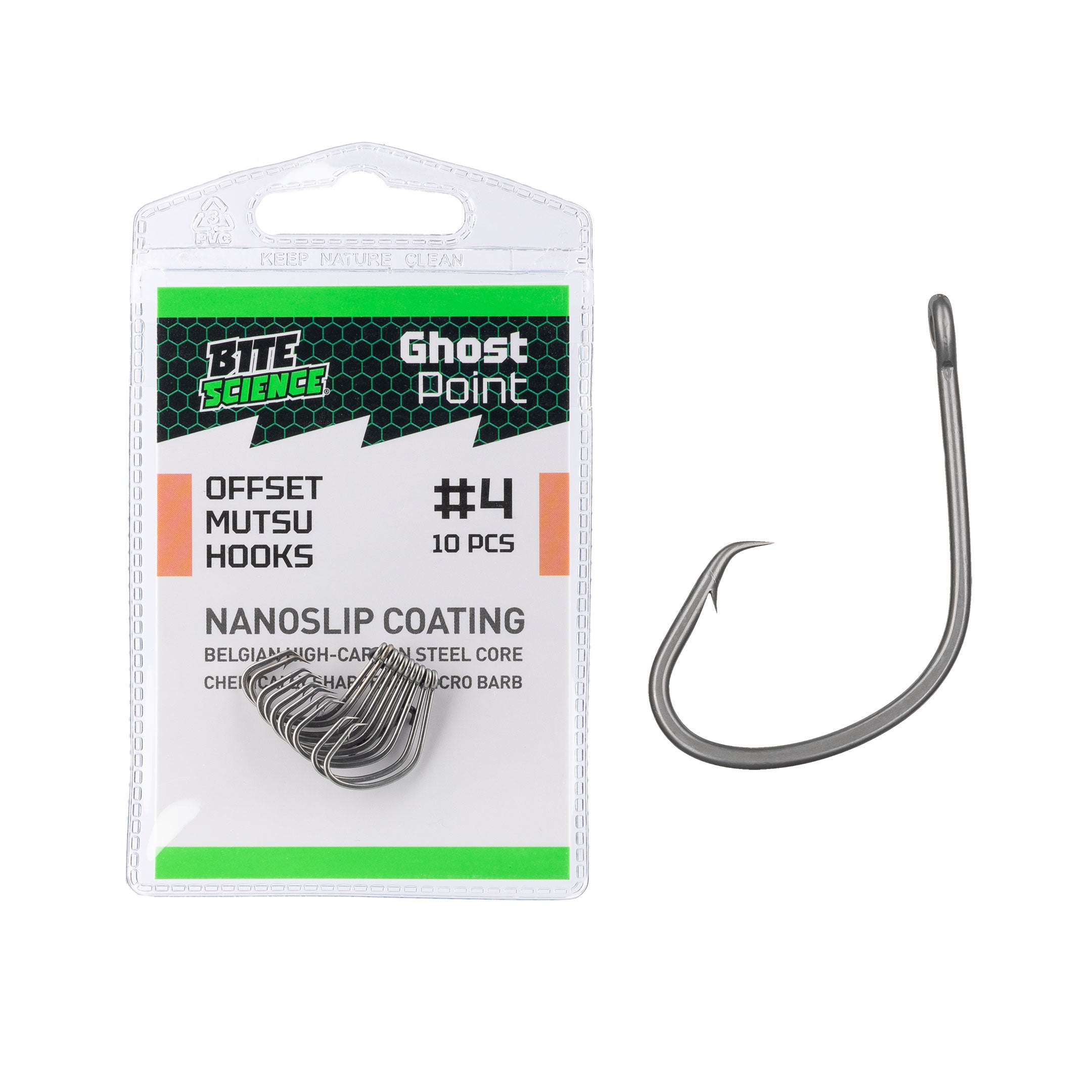 Bite Science Ghost Point Offset Mutsu Hooks