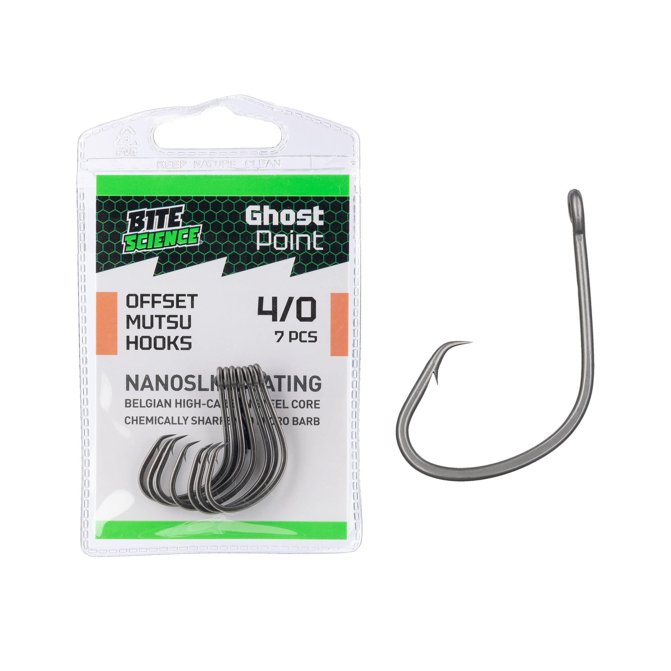 Bite Science Ghost Point Offset Mutsu Hooks
