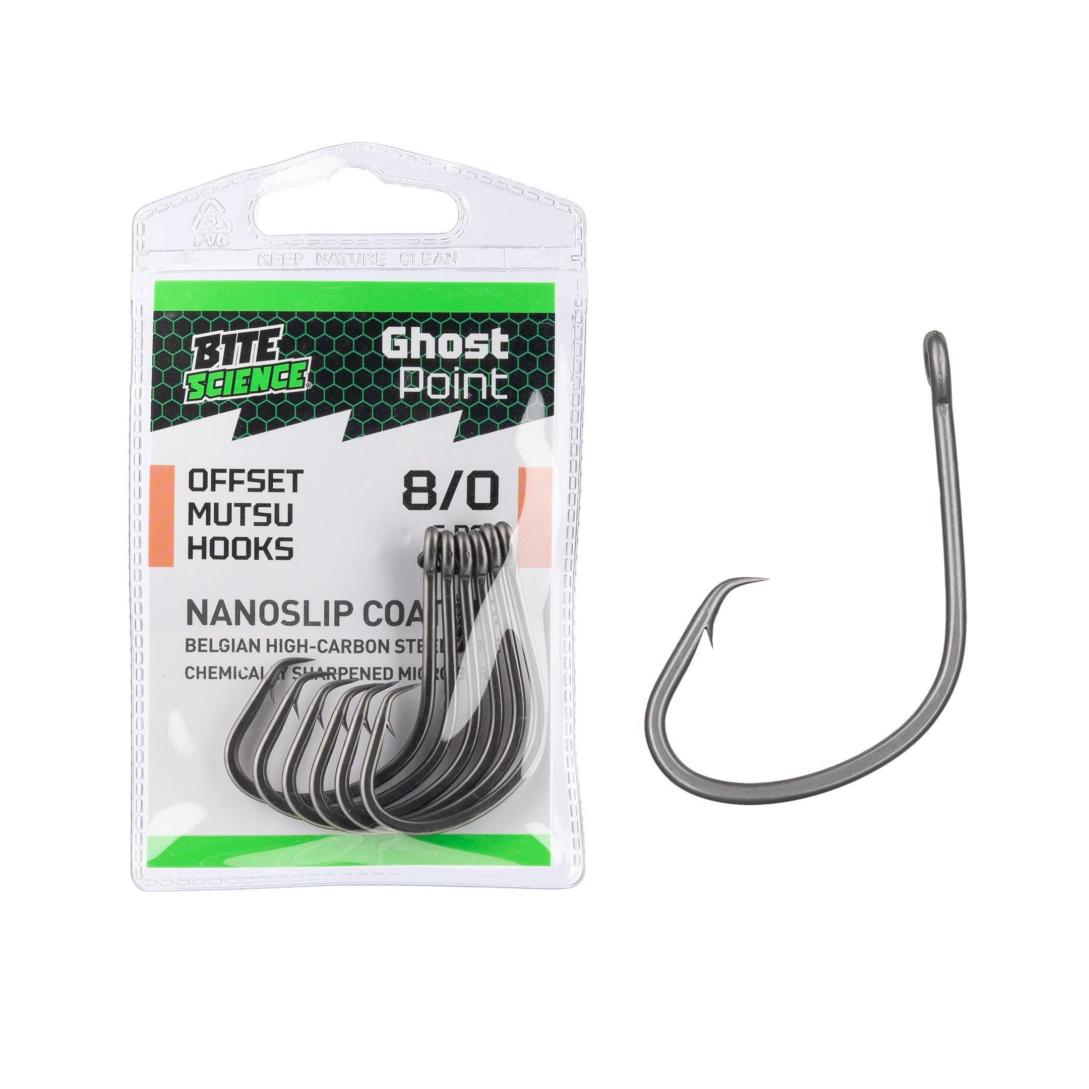 Bite Science Ghost Point Offset Mutsu Hooks