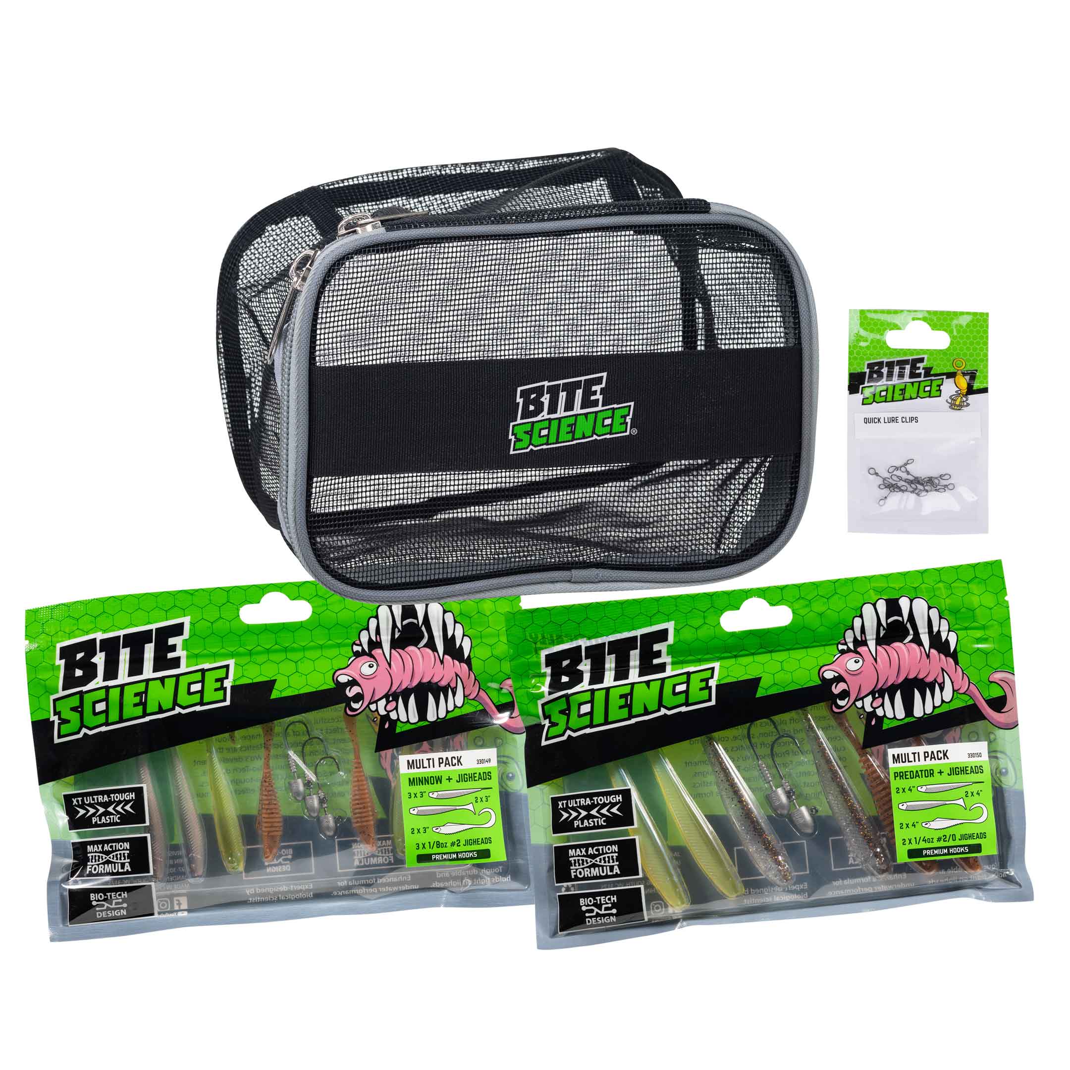 Bite Science Mesh Bag and Lure Multi-Packs - Bonus Redemption